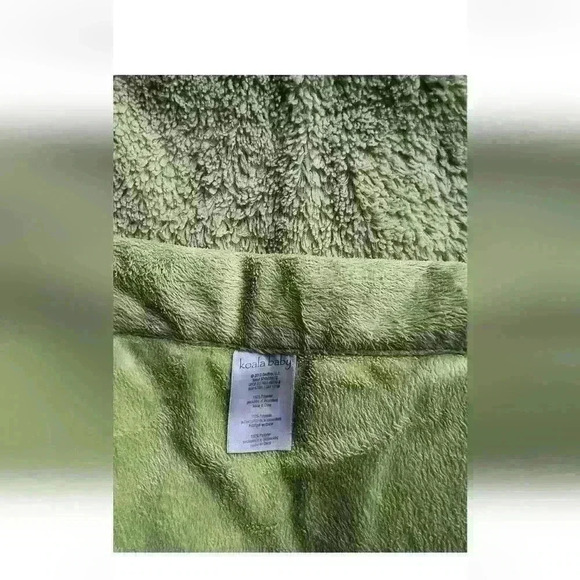 Koala Baby Turtles Bee Little Gift of Love Green Brown Fluffy Plush Baby Blanket - Picture 4 of 6